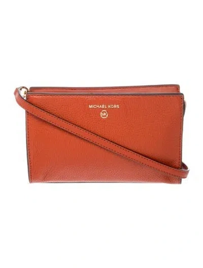 Pre-owned Michael Kors Leather Shoulder Bag In Pink