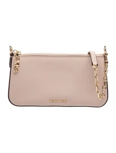 Pre-owned Michael Kors Leather Shoulder Bag In Pink
