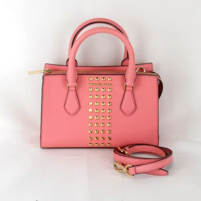 Pre-owned Michael Kors Leather Shoulder Bag () In Pink