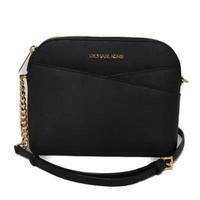 Pre-owned Michael Kors Leather Shoulder Bag () In Black