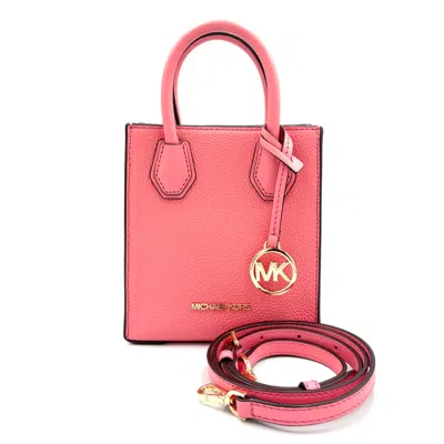 Pre-owned Michael Kors Leather Shoulder Bag () In Pink
