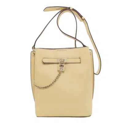 Pre-owned Michael Kors Leather Shoulder Bag () In Yellow