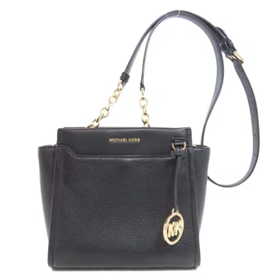 Pre-owned Michael Kors Leather Shoulder Bag () In Black