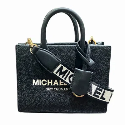Pre-owned Michael Kors Leather Shoulder Bag () In Black