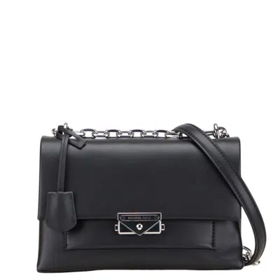 Pre-owned Michael Kors Leather Shoulder Bag () In Black