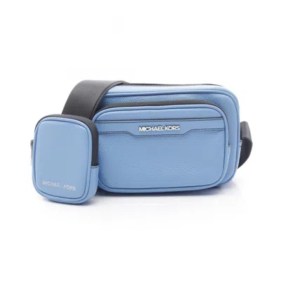 Pre-owned Michael Kors Leather Shoulder Bag () In Blue