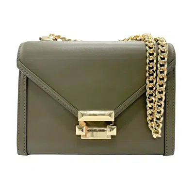 Pre-owned Michael Kors Leather Shoulder Bag () In Green
