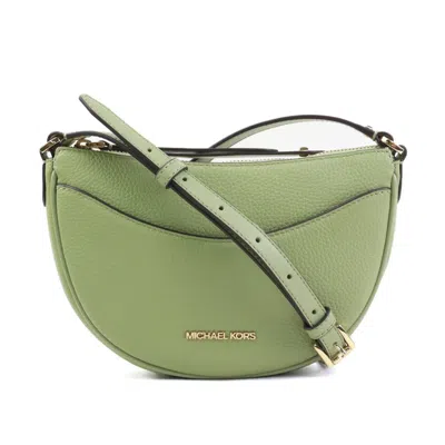 Pre-owned Michael Kors Leather Shoulder Bag () In Green
