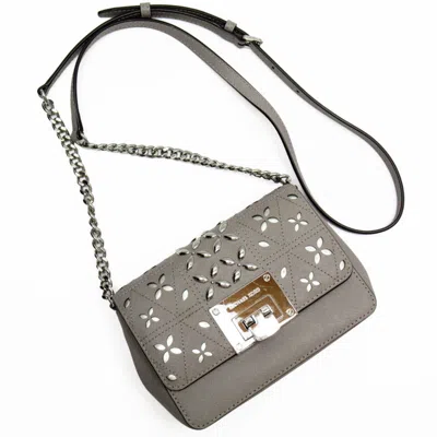 Pre-owned Michael Kors Leather Shoulder Bag () In Grey