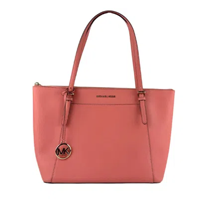 Pre-owned Michael Kors Leather Shoulder Bag () In Pink