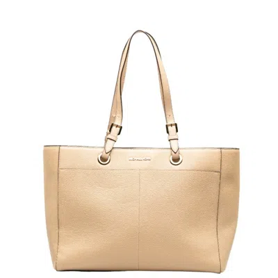 Pre-owned Michael Kors Leather Shoulder Bag Tote Bag () In Sand