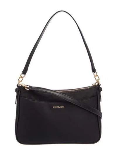 Pre-owned Michael Kors Leather Shoulder Bag W/ Tags In Black