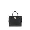 Michael Kors Hamilton Moderne Large Leather Satchel In Black