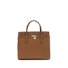 Michael Kors Leather Shoulder Bag In Brown
