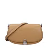 Michael Kors Brown Leather Shoulder Bags In Brown