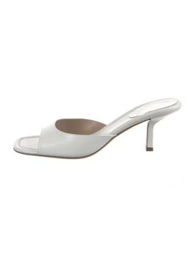 Pre-owned Michael Kors Leather Slides In Transparent