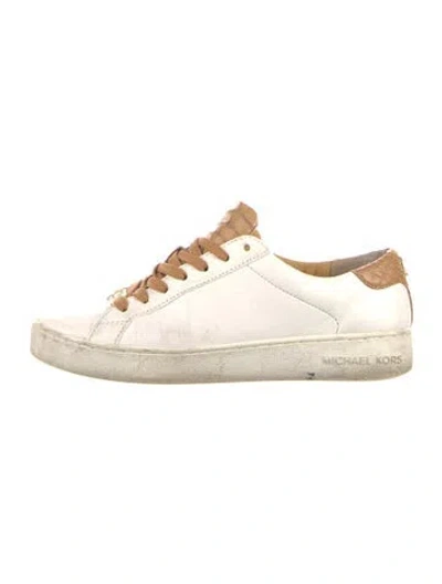 Pre-owned Michael Kors Leather Sneakers In Multi