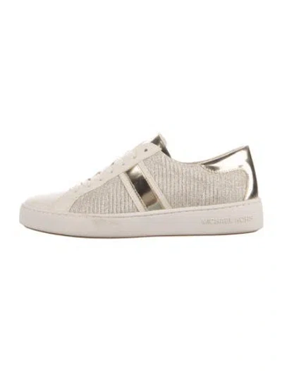 Pre-owned Michael Kors Leather Sneakers In Neutral