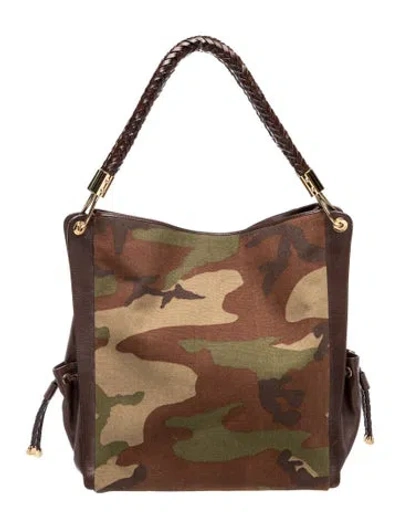 Pre-owned Michael Kors Leather Top Handle Bag In Brown