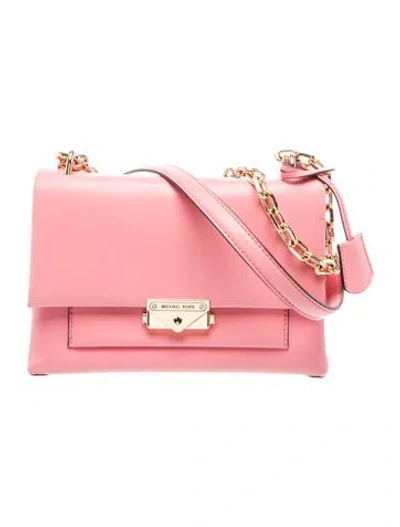 Pre-owned Michael Kors Leather Top Handle Bag In Pink