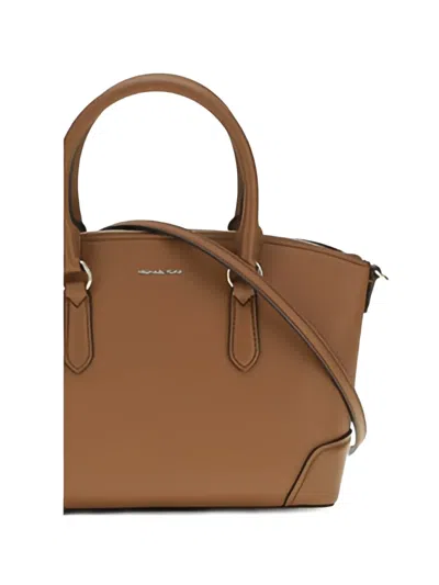 Michael Kors Leather Tote Bag In Brown