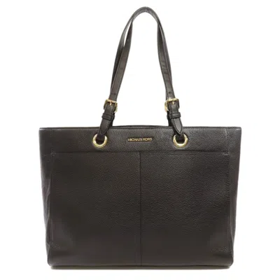 Pre-owned Michael Kors Leather Tote Bag () In Black
