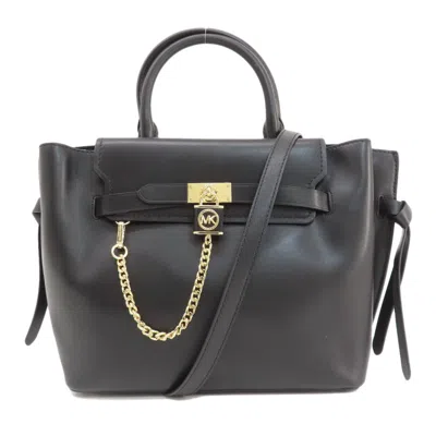 Pre-owned Michael Kors Leather Tote Bag () In Black