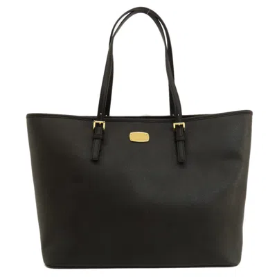 Pre-owned Michael Kors Leather Tote Bag () In Black