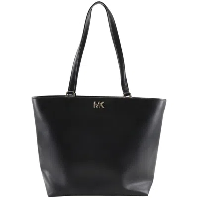 Pre-owned Michael Kors Leather Tote Bag () In Black