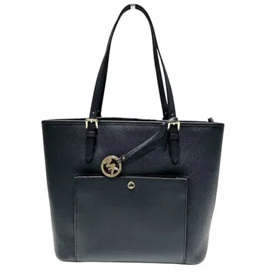 Pre-owned Michael Kors Leather Tote Bag () In Black