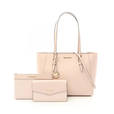 Pre-owned Michael Kors Leather Tote Bag () In Pink