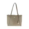 Michael Kors Leather Tote Bag In Sand