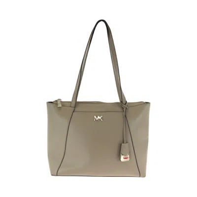 Michael Kors Leather Tote Bag In Sand