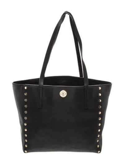 Pre-owned Michael Kors Leather Tote In Black