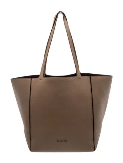 Pre-owned Michael Kors Leather Tote In Brown
