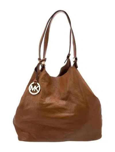 Pre-owned Michael Kors Leather Tote In Brown