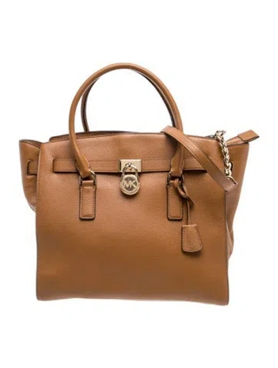 Pre-owned Michael Kors Leather Tote In Brown