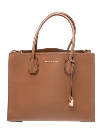 Pre-owned Michael Kors Leather Tote In Brown