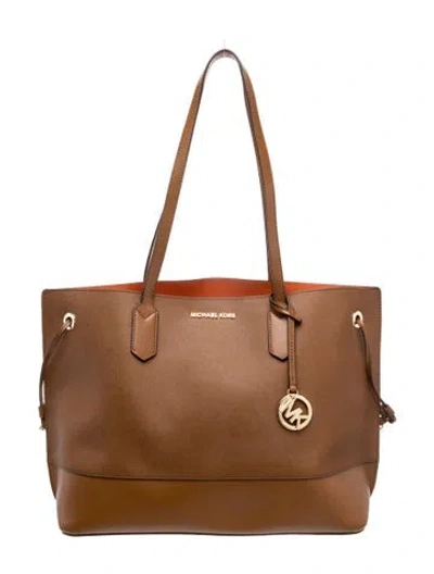 Pre-owned Michael Kors Leather Tote In Brown
