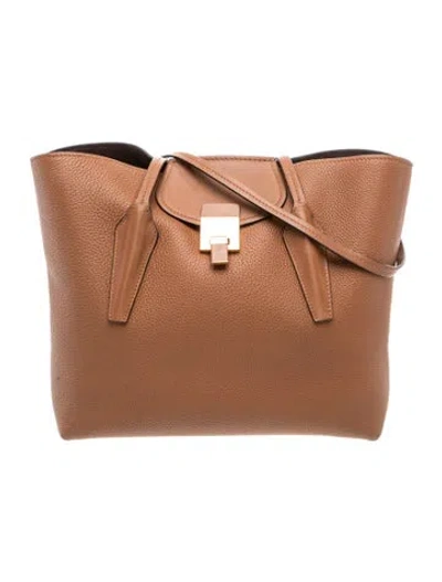 Pre-owned Michael Kors Leather Tote In Brown