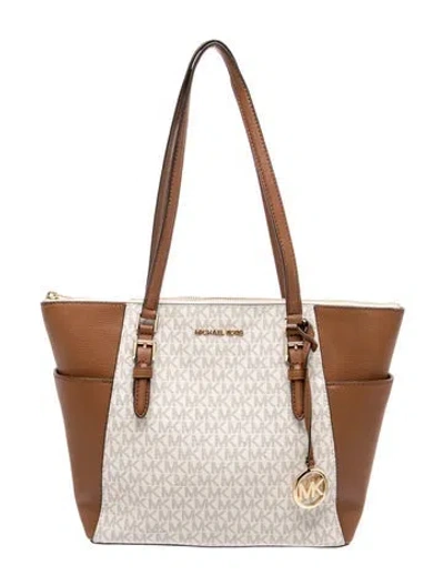 Pre-owned Michael Kors Leather Tote In Brown