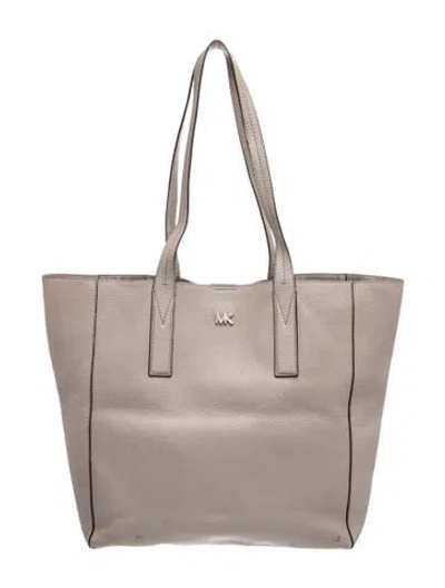 Pre-owned Michael Kors Leather Tote In Gray