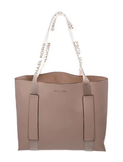 Pre-owned Michael Kors Leather Tote In Pink