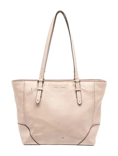 Pre-owned Michael Kors Leather Tote In Pink