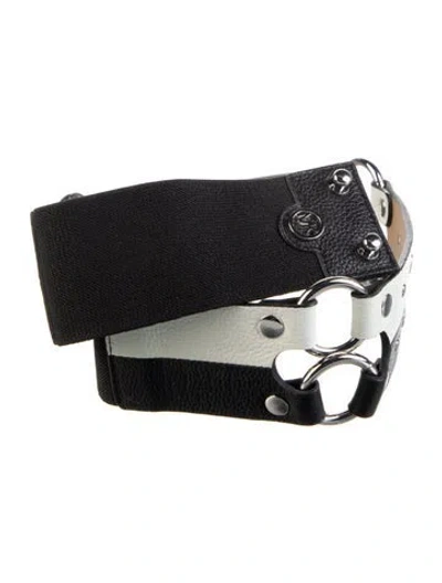Pre-owned Michael Kors Leather Waist Belt In Multi