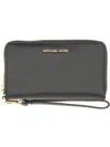 Michael Kors Leather Wallet In Black
