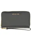 Michael Kors Leather Wallet In Black
