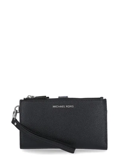 Michael Kors Leather Wallet In Black