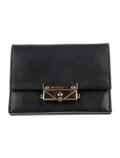 Pre-owned Michael Kors Leather Wallet In Black