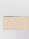 Michael Kors Leather Wallet Logo Detail In Burgundy